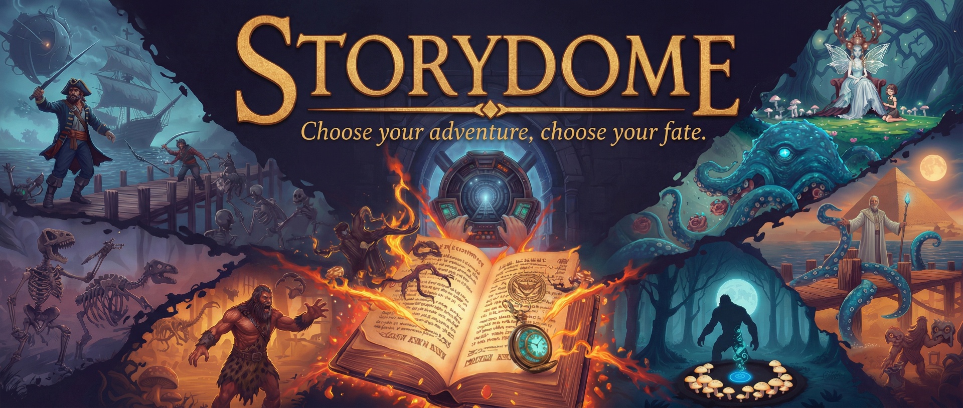 StoryDome — AI-Powered Choose Your Own Adventure